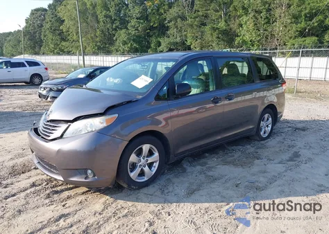 2013 Toyota Sienna L V6 7 Passenger from USA, damaged, VIN 5TDZK3DC3DS313019